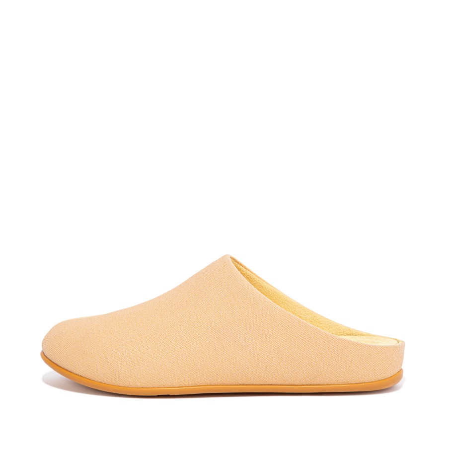 Fitflop Chrissie X Yinka Ilori Canvas Hausschuhe Gelb-orange