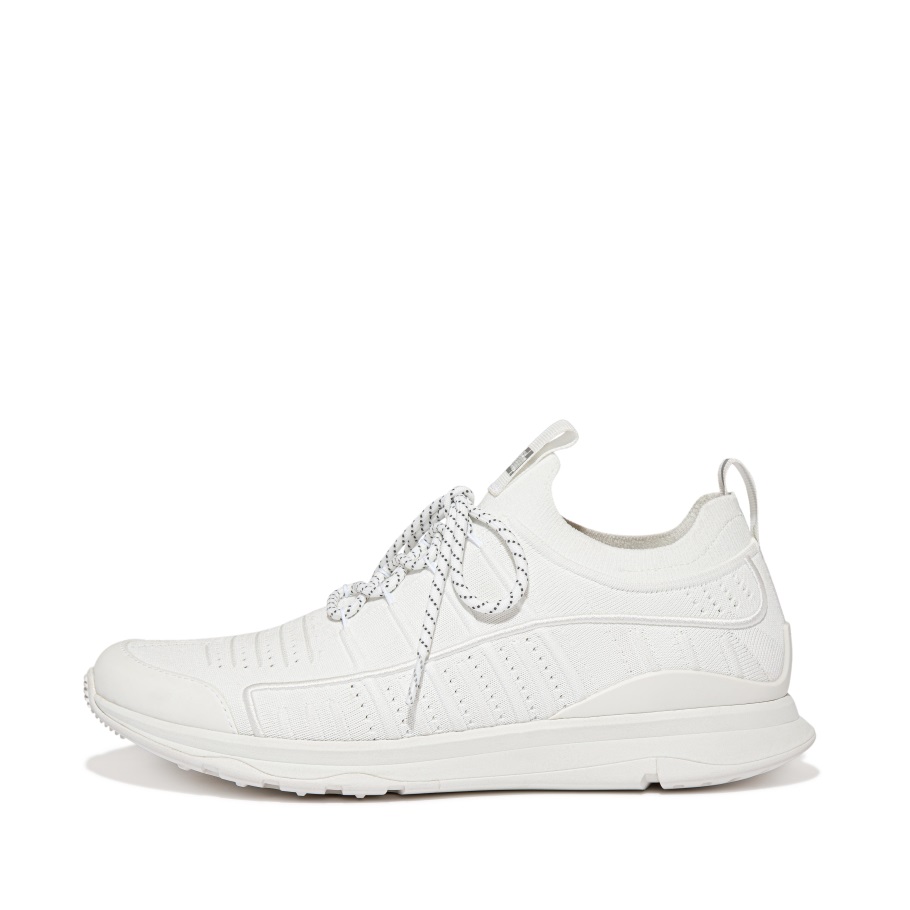 Fitflop Vitamin Ff Gestrickte Sportschuhe Für Herren Urban White