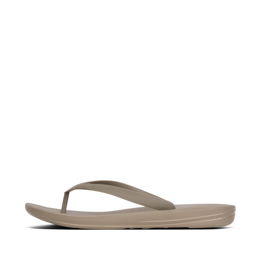Fitflop Iqushion Ergonomische Herren-Flip-Flops Timberwolf