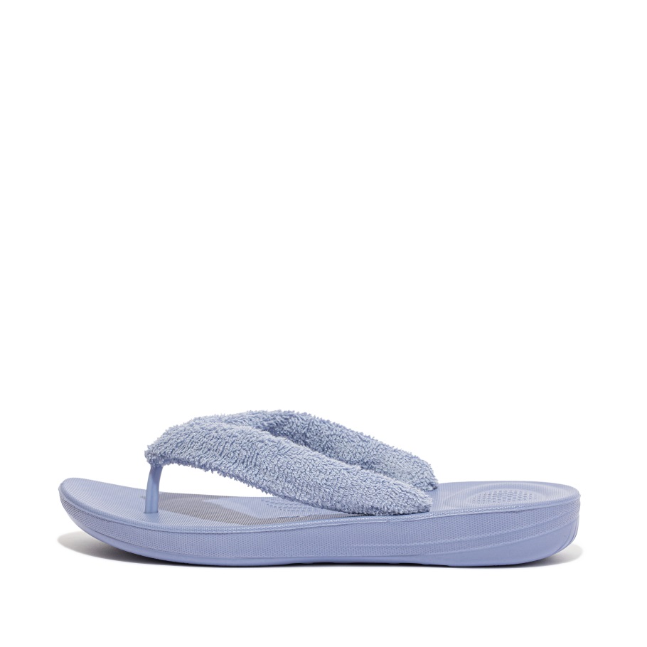Fitflop Iqushion Frottee-Flip-Flops Wilder Lavendel